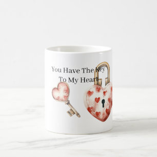 Mug Clé Pour Mon Cœur