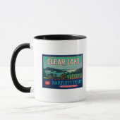 Mug Clear Lake Pear Crate LabelLake County, CA (Gauche)