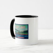 Mug Clear Lake Pear Crate LabelLake County, CA (Devant gauche)