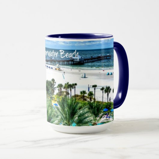 Mug Clearwater Beach, Destination Vacances (Devant droit)
