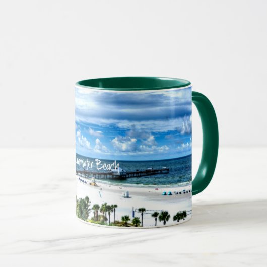 Mug Clearwater Beach, Floride, destination de vacances (Devant droit)