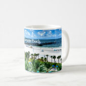 Mug Clearwater Beach, Floride, destination vacances (Devant droit)
