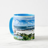 Mug Clearwater Beach, Floride, destination vacances (Devant gauche)