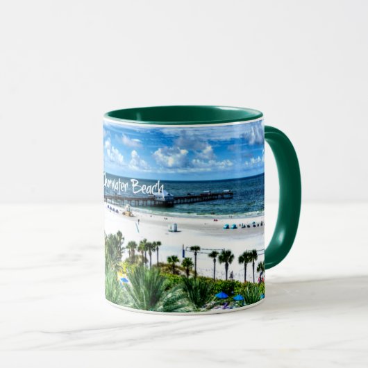 Mug Clearwater Beach, Floride, destination vacances Mu (Devant droit)