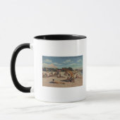 Mug Clearwater, FL - Sunbathers sur Clearwater Beach (Gauche)