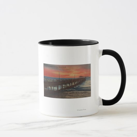 Mug Clearwater, Floride - Sunset View of Fishing Pie (Droite)