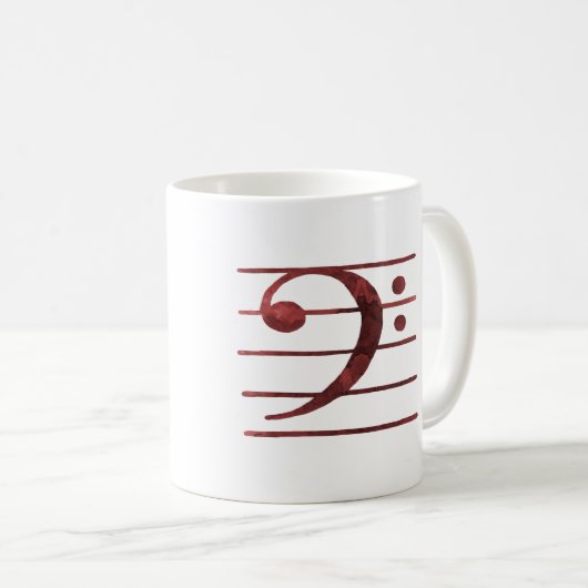 Mug Clef basse (Devant droit)
