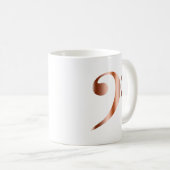 Mug Clef basse de cuivre (Devant droit)