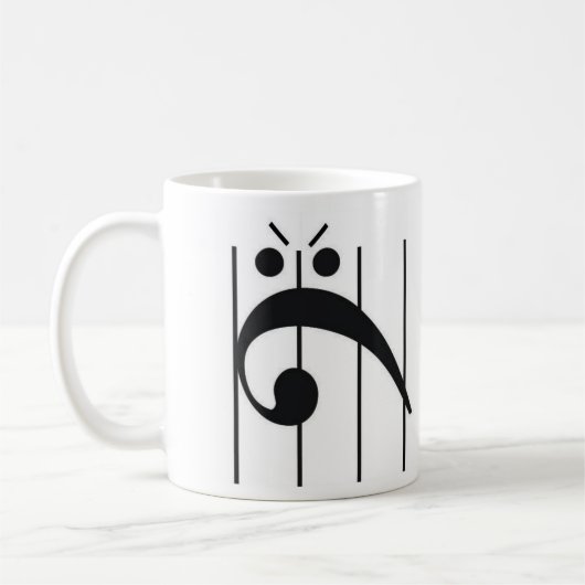 Mug Clef basse fâchée (Gauche)