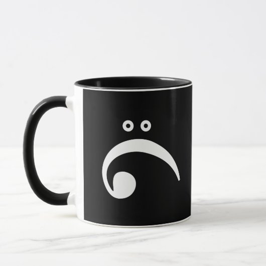 Mug Clef basse triste (Gauche)