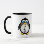 Mug Clef triple de pingouin de musique (Gauche)