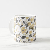 Mug Clematis Vine Élégante Fleurs Jaunes (Devant gauche)