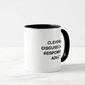 Mug Clément déguisé en un adulte responsable (Devant droit)