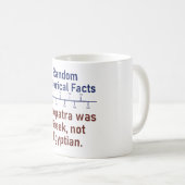 Mug Cléopâtre Était Grec - Histoire (Devant droit)