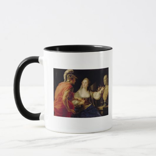 Mug Cléopâtre montrant à Octavius le buste de Jules (Gauche)