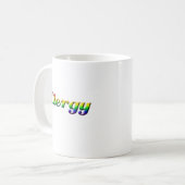 Mug clergé - arc-en-ciel (Devant gauche)