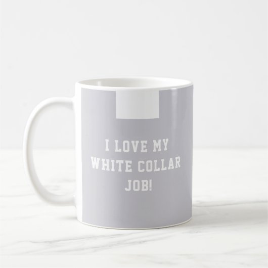 Mug Clergé diacre catholique Collier blanc Religieux (Gauche)