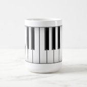 Mug Clés de clavier/piano : (Centre)