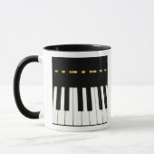 Mug Clés de piano (Gauche)