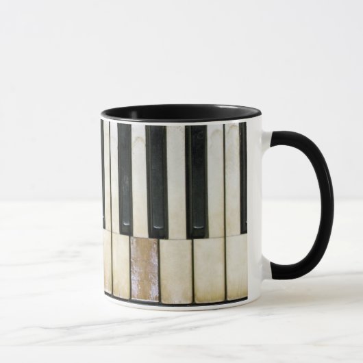 Mug Clés de piano (Droite)