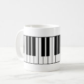 Mug Clés de piano (Devant gauche)