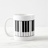 Mug Clés de piano (Gauche)