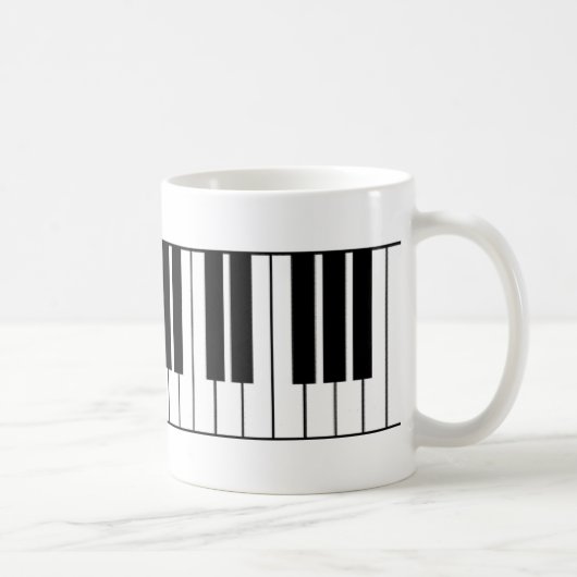 Mug Clés de piano (Droite)