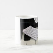 Mug Clés de piano avec la musique (Centre)