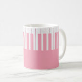 Mug Clés de piano élégantes personnalisées (Devant droit)