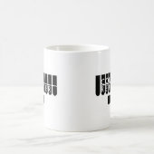 Mug Clés de reporter de cour noir blanc (Centre)