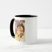 Mug Cleveland Bicycles American Girl en Jaune (Devant gauche)