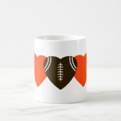 Mug Cleveland Browns Football Coeur Design (Centre)