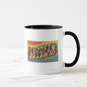 Mug Cleveland, Ohio - grandes scènes 2 de lettre