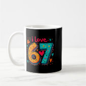 Mug Clic 67 Conception de Meme Drôle de Meme J'adore S (Gauche)