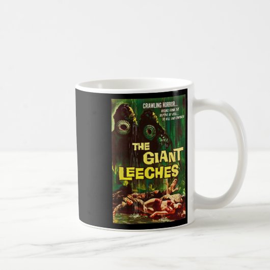 Mug Clic de sangsues géantes Halloween Monster Poster (Droite)