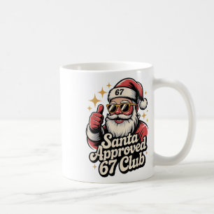 Mug Clic Noël 67 Santa Meme - Rétro Santa Approuver