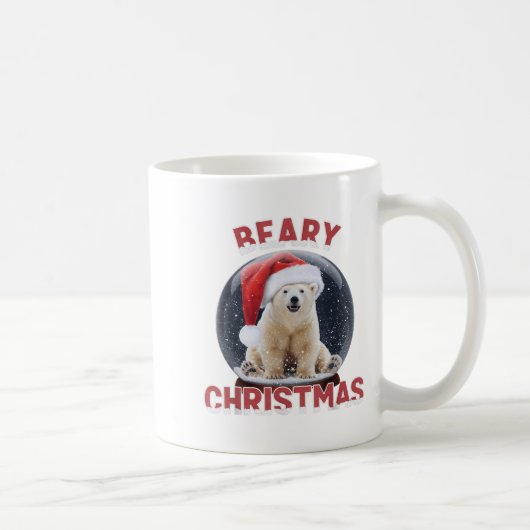 Mug Clic Snow Globe Noel Lar Bear (Droite)