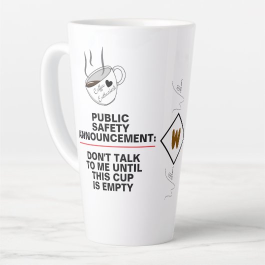 Mug Cliché Café | Mug Blague Café Drôle (Angle gauche)