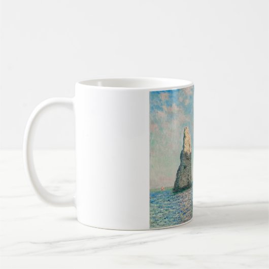 Mug Cliffs at Etracétate 1885 par Claude Monet (Gauche)