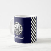 Mug Cligner de l'oeil le crâne de chef (Devant gauche)