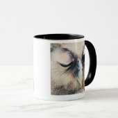 Mug Cligner de l'oeil le hibou (Devant droit)