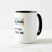 Mug Clignez Si Vous Me Voulez (Devant droit)