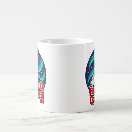 Mug Climb Every Christmas Mountain Design (Centre)