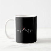 Mug Climber Climbing Heartbeat  (Gauche)