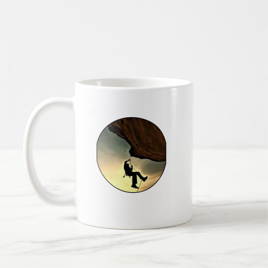 Mug Climbing mountain man (Gauche)