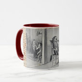MUG CLINIQUE DENTAIRE, LUNETTE DENTISTE ET CHAT (Devant gauche)