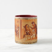MUG CLINIQUE DENTAIRE, LUNETTE DENTISTE ET CHAT (Centre)