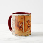 MUG CLINIQUE DENTAIRE, LUNETTE DENTISTE ET CHAT (Devant gauche)