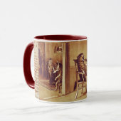 MUG CLINIQUE DENTAIRE, LUNETTE DENTISTE ET CHAT (Devant gauche)