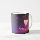 Mug Clinique dentaire professionnelle Rose Gold Tooth (Devant droit)